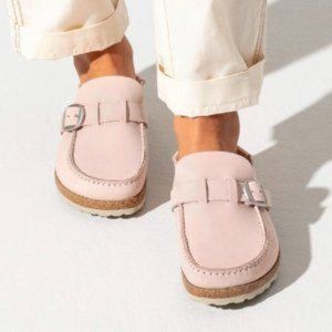 Birkenstock Buckley Dusty Rose Suede Clog